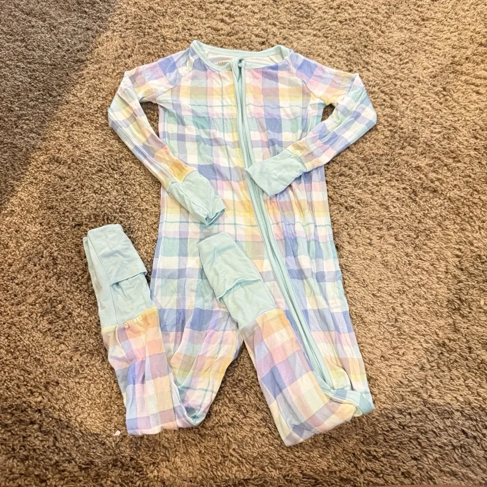 Little Sleepies One Piece Baby 18-24M Full Zip Sleeper Lunaluxe Bamboo Stretch